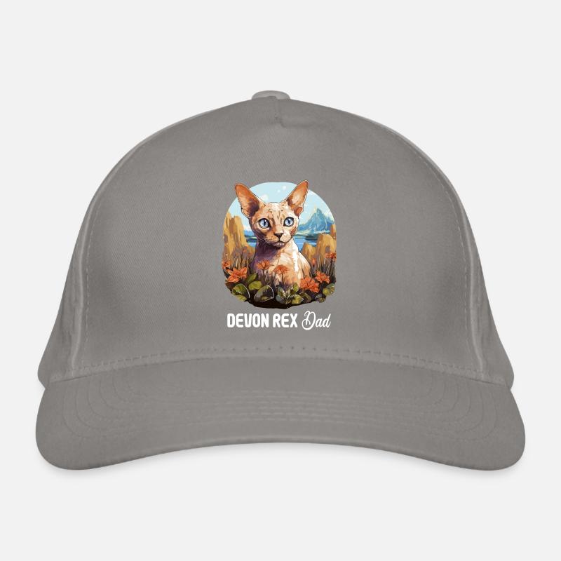 Devon Rex Kitten Devon Rex Cat Organic Baseball Cap