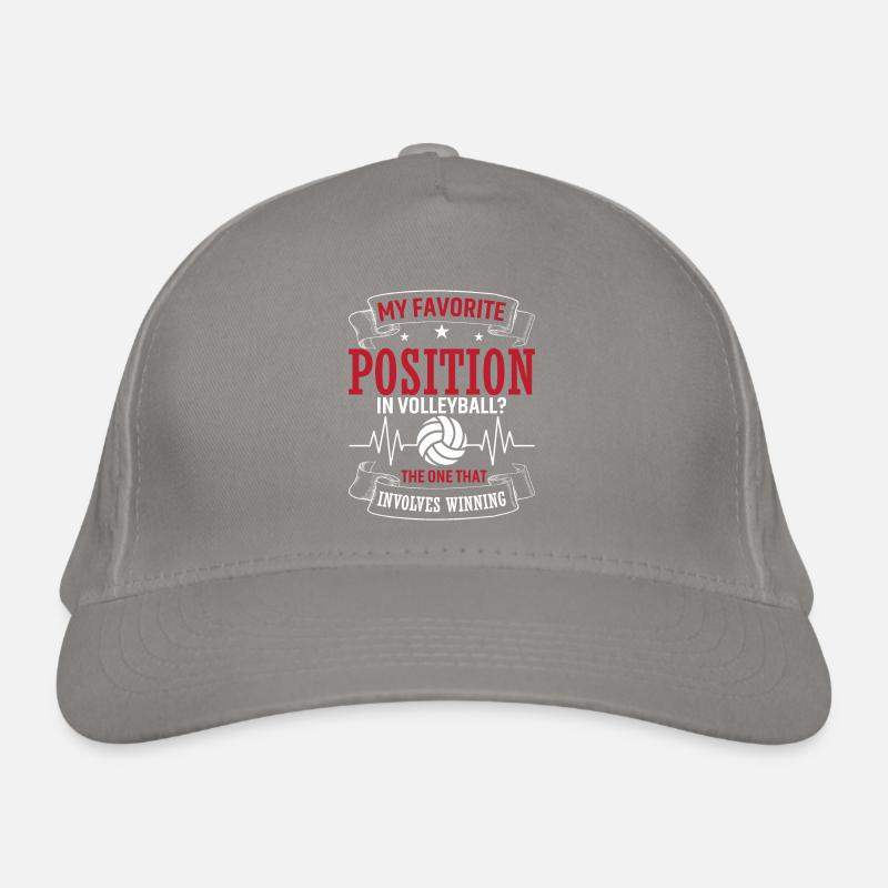 Ma position préférée au volley-ball ? Celle que j’ai Casquette classique bio
