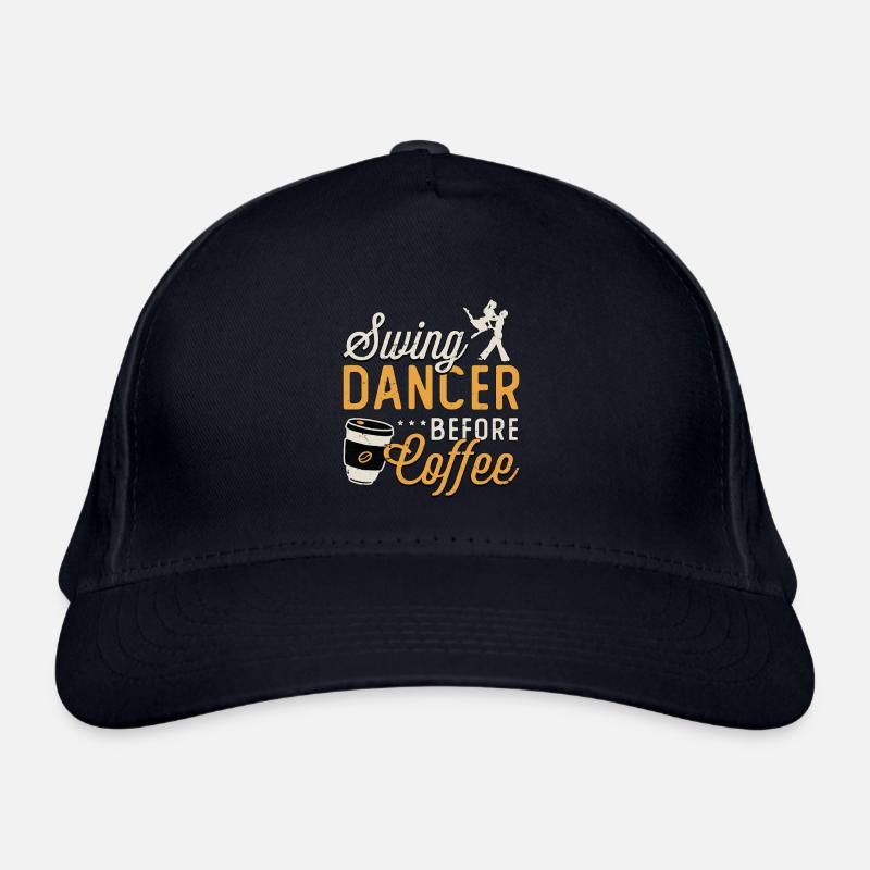 Swing Dancer Before Coffee Dancing Coffee Lover Bio-Baseballkappe