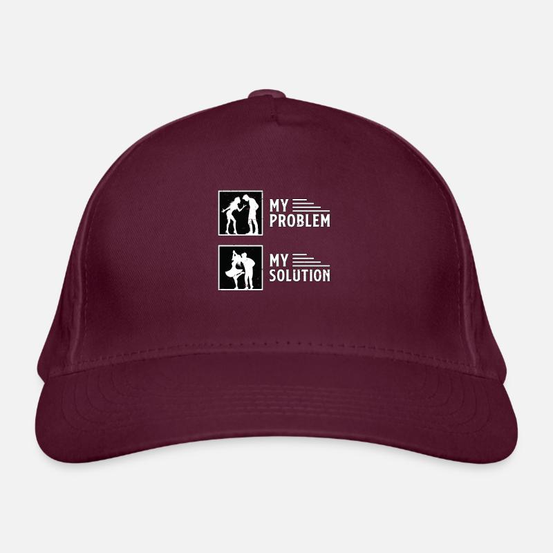 Danseur Swing Mon Problème Ma Solution Pictogramme Papa Casquette classique bio