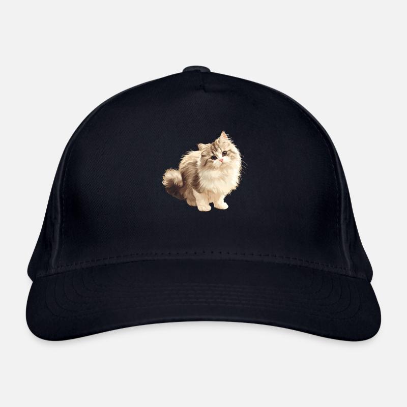 Ragamuffin Kätzchen Ragamuffin Katze Bio-Baseballkappe
