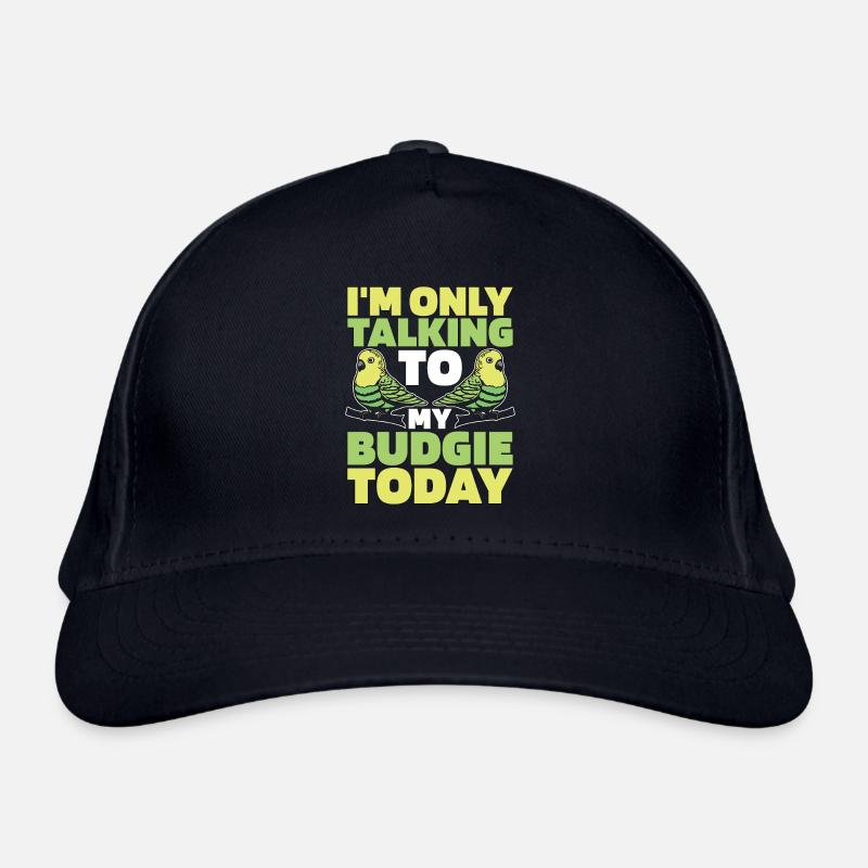 Perruche Je ne parle qu’à mon éleveur d’oiseaux perruche Casquette classique bio