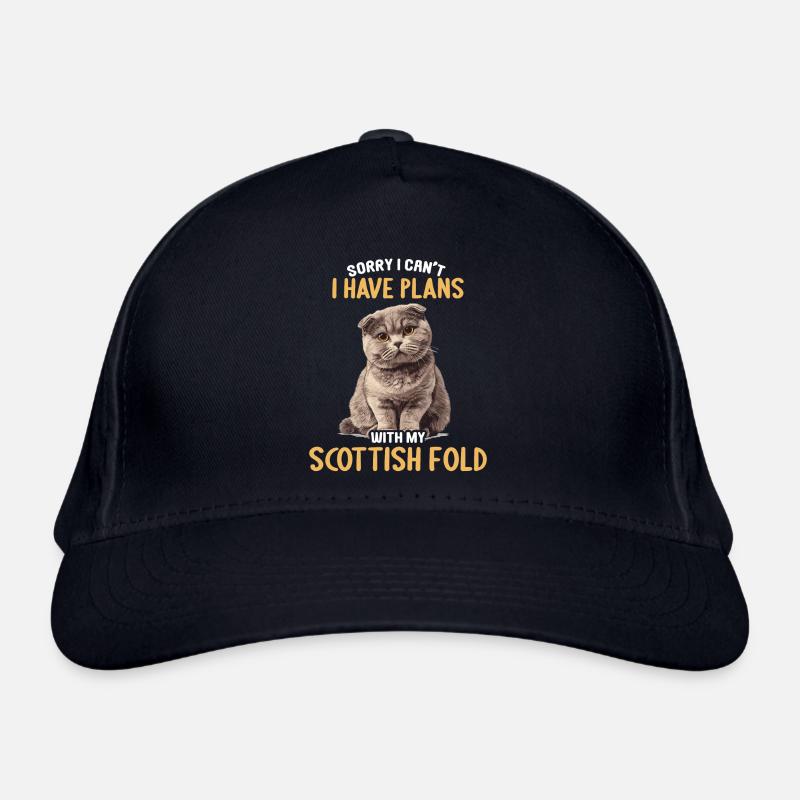 Scottish Fold Kitten Scottish Fold Cat Organic Baseball Cap