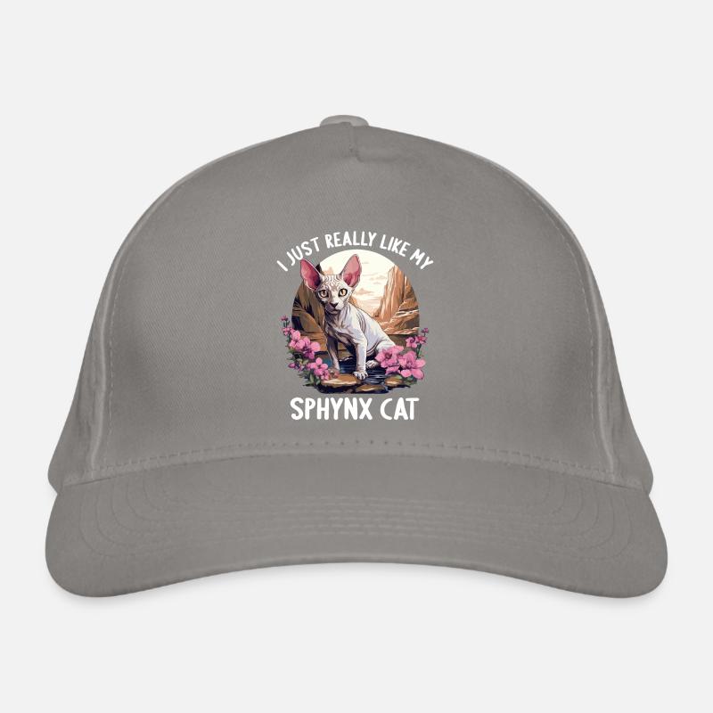 Sphynx Kitten Sphynx Cat Organic Baseball Cap