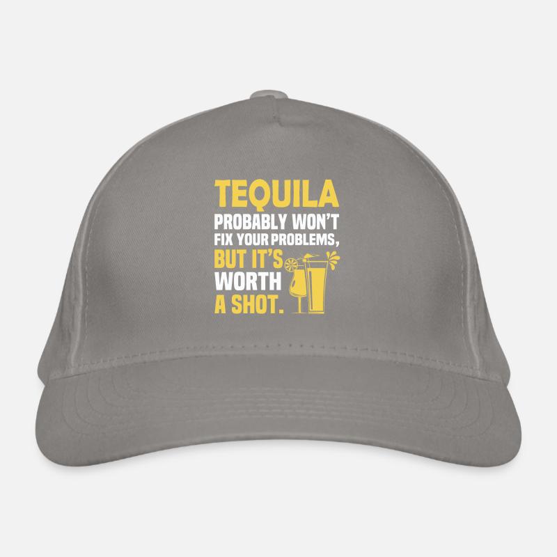 Tequila Probably Won't Fix Your Problems, But It's Organic Baseball Cap