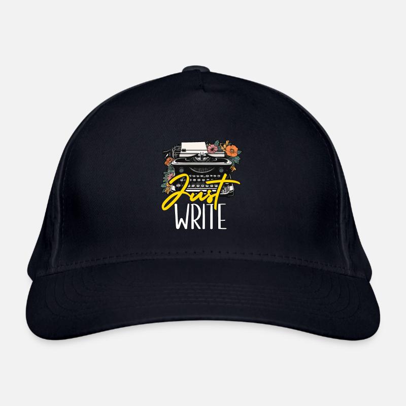 Ecrire Just Write Romancier Écrivain de livre Éditeur Casquette classique bio