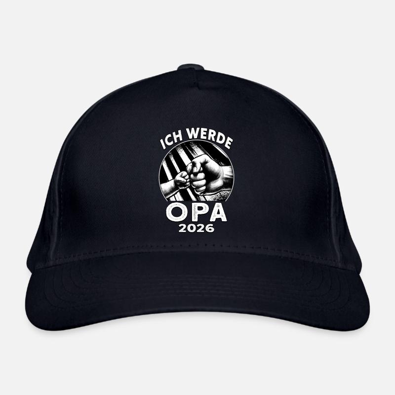 Ich werde Opa 2026 Bio-Baseballkappe