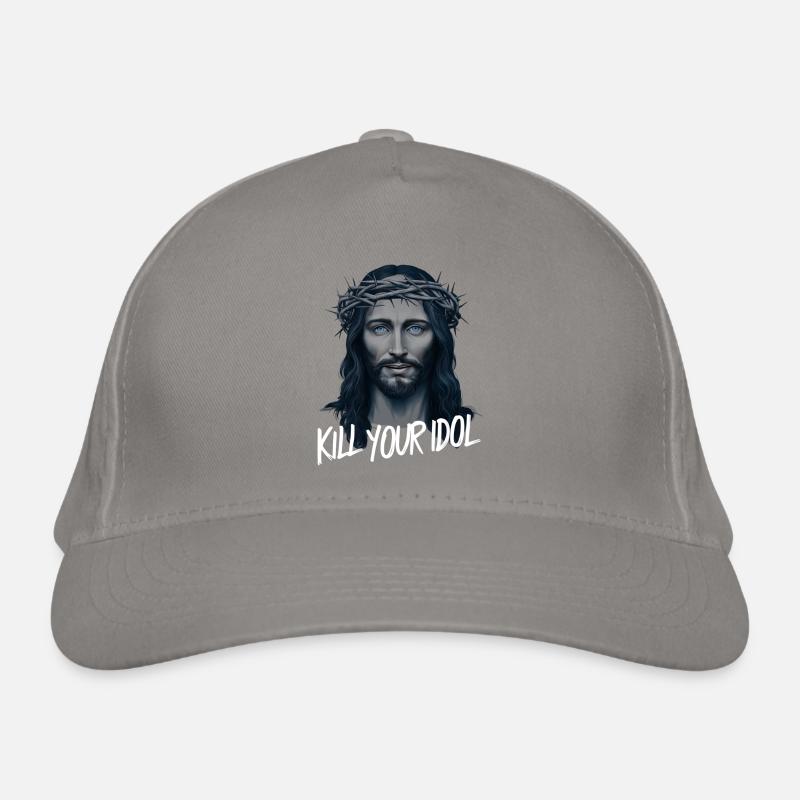 Jesus Kill Your Idol Organic Baseball Cap