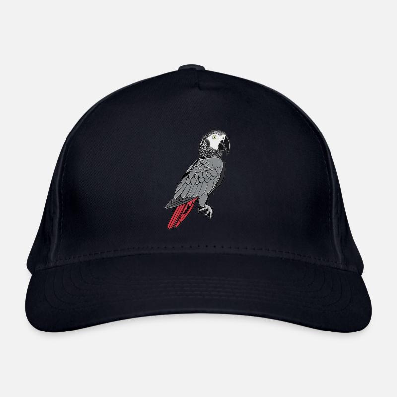 African grey parrots Organic Baseball Cap