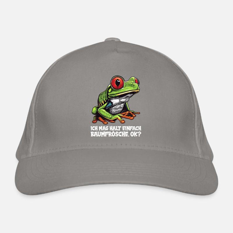 Tree Frog Baumfrösche Baumfrosch Bio-Baseballkappe