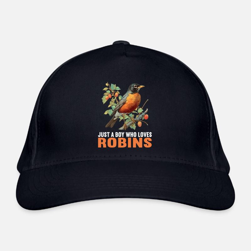 Robin Rotkehlchen Organic Baseball Cap