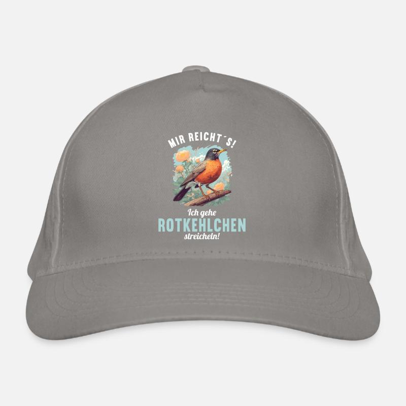Robin Rotkehlchen Organic Baseball Cap