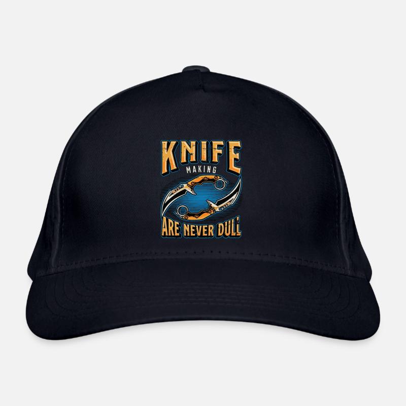 Les fabricants de couteaux de forgeage de lames ne sont jamais ennuyeux Casquette classique bio