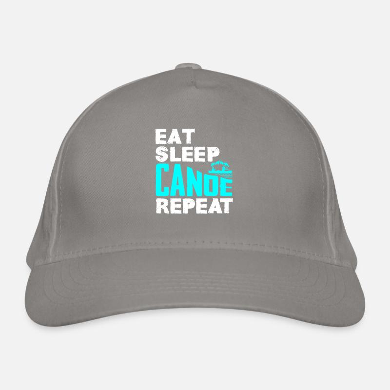 Eating Sleeping Canoe Organic Baseball Cap