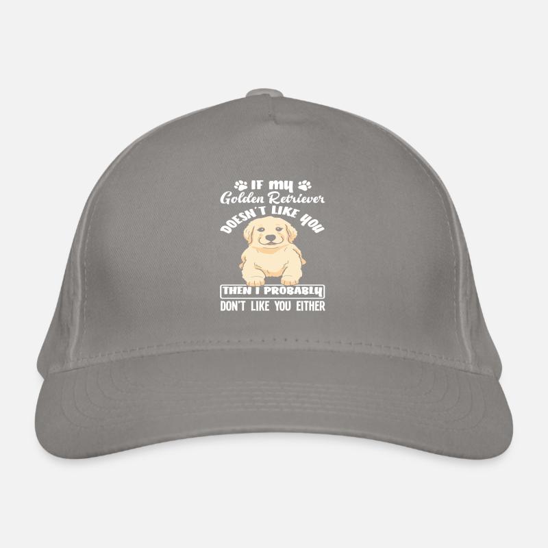 Golden Retriever Besitzer Spruch Geschenkidee Bio-Baseballkappe