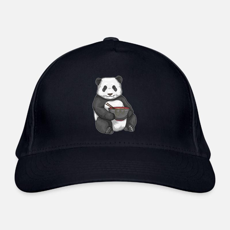 Panda Schüssel Ramen Bio-Baseballkappe