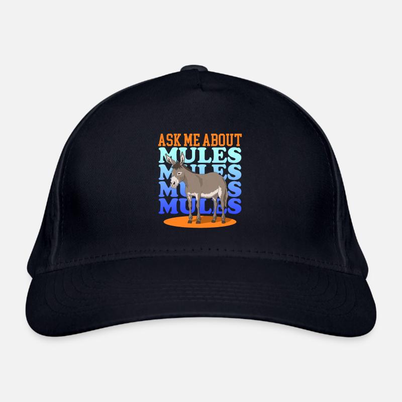 Maultier Maulesel Muli Mulis Maultiere Geschenk Bio-Baseballkappe