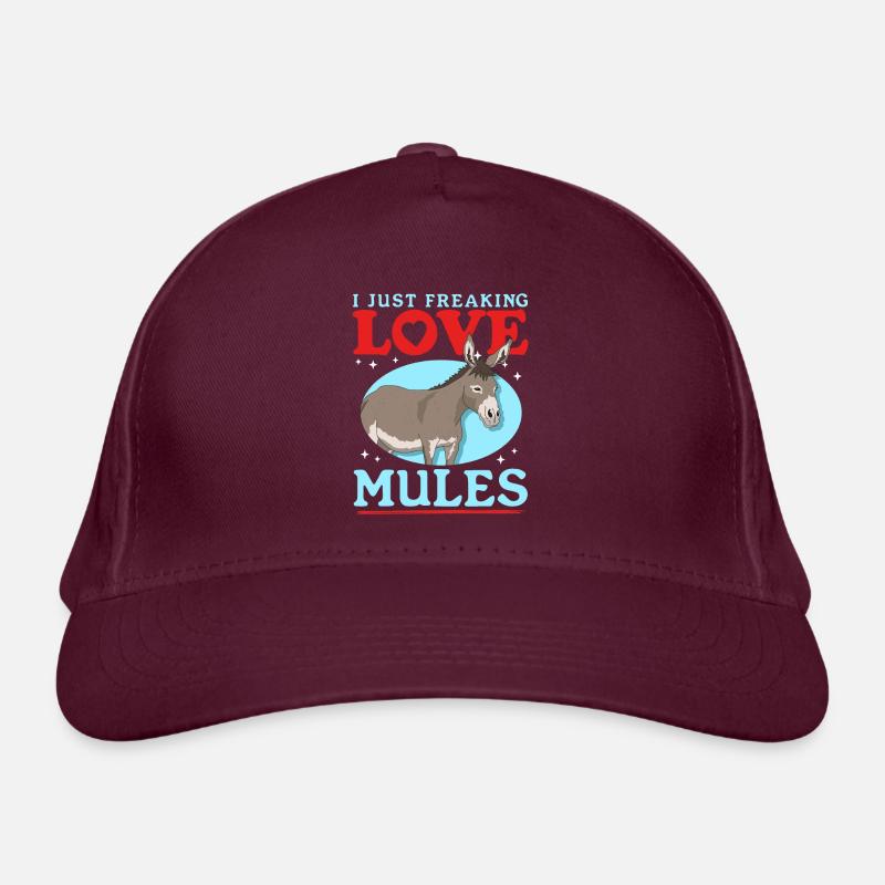 mule mule mule gift Organic Baseball Cap