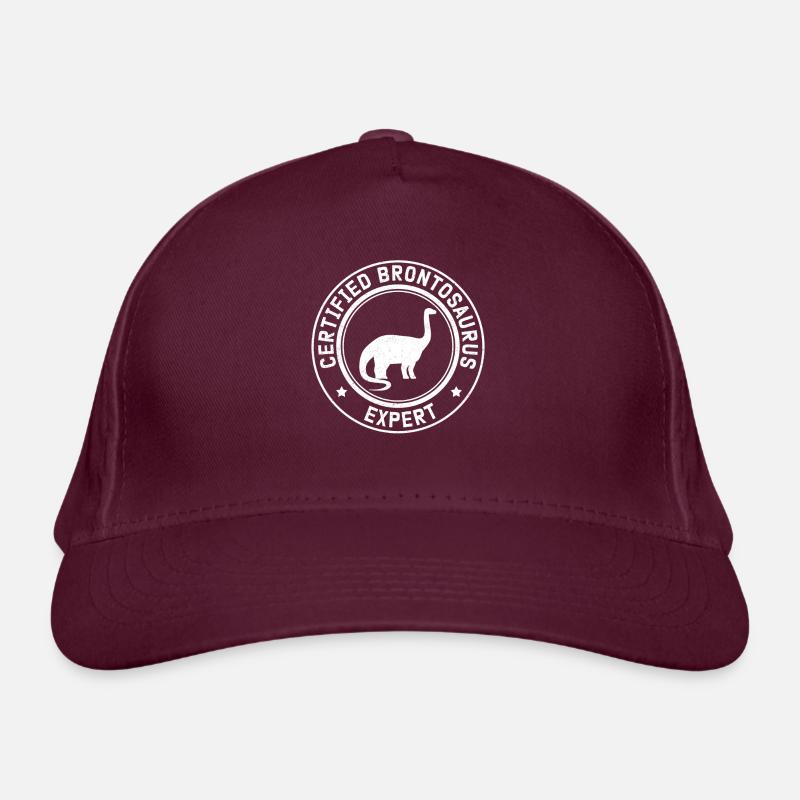 Brontosaurus Experte Dinosaurier Dino Geschenk Bio-Baseballkappe
