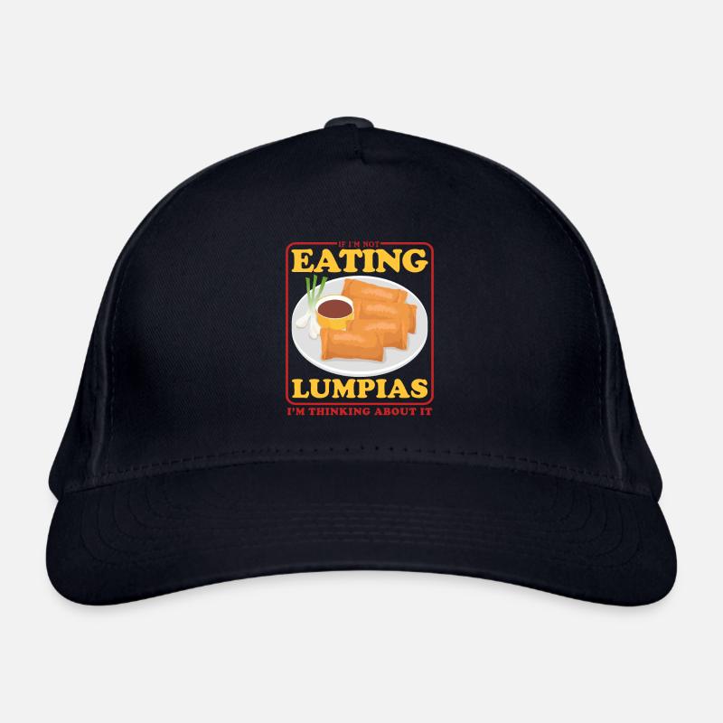 Lumpia Spring Rolls Loempia Gift Organic Baseball Cap