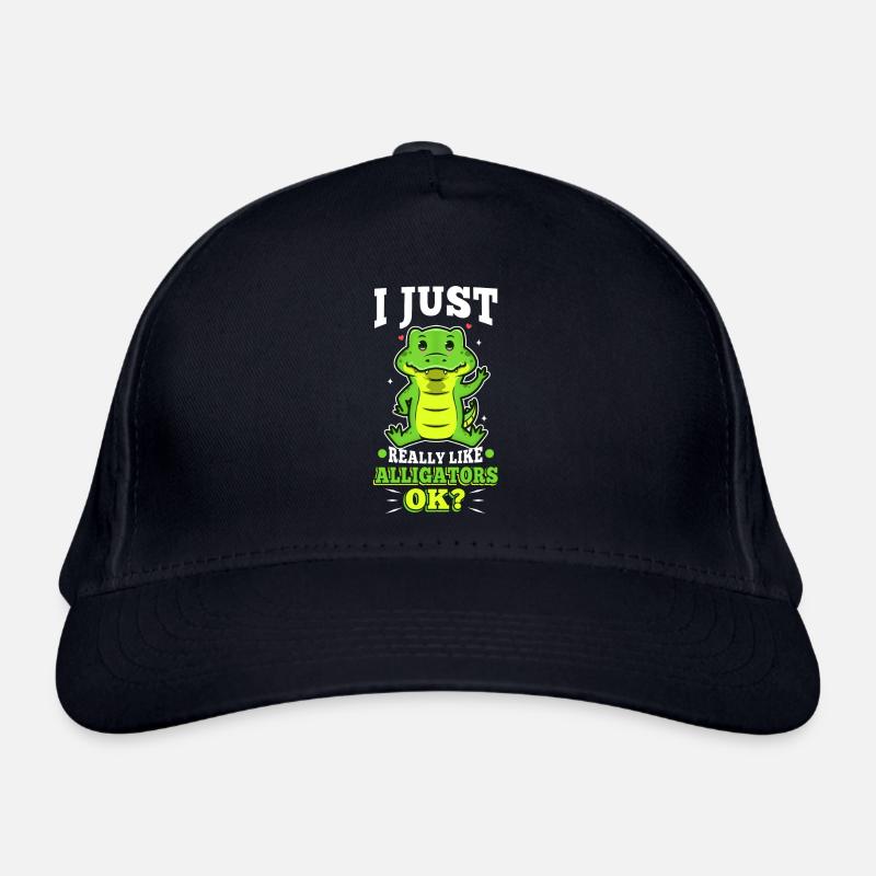 J’aime vraiment les alligators - Casquette classique bio - marine