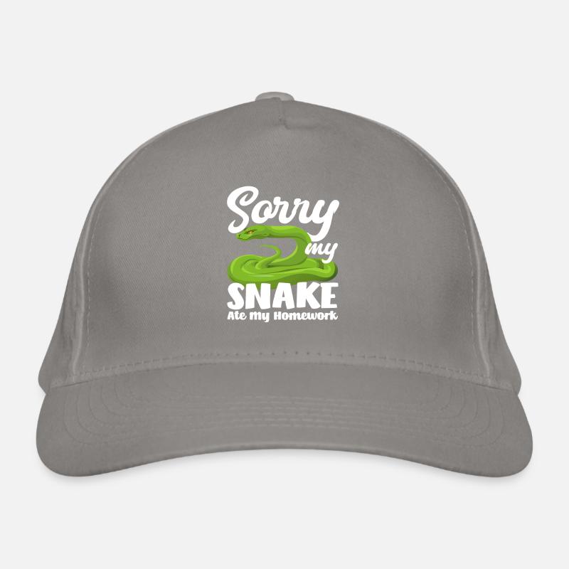 Snake Homework Organic Baseball Cap
