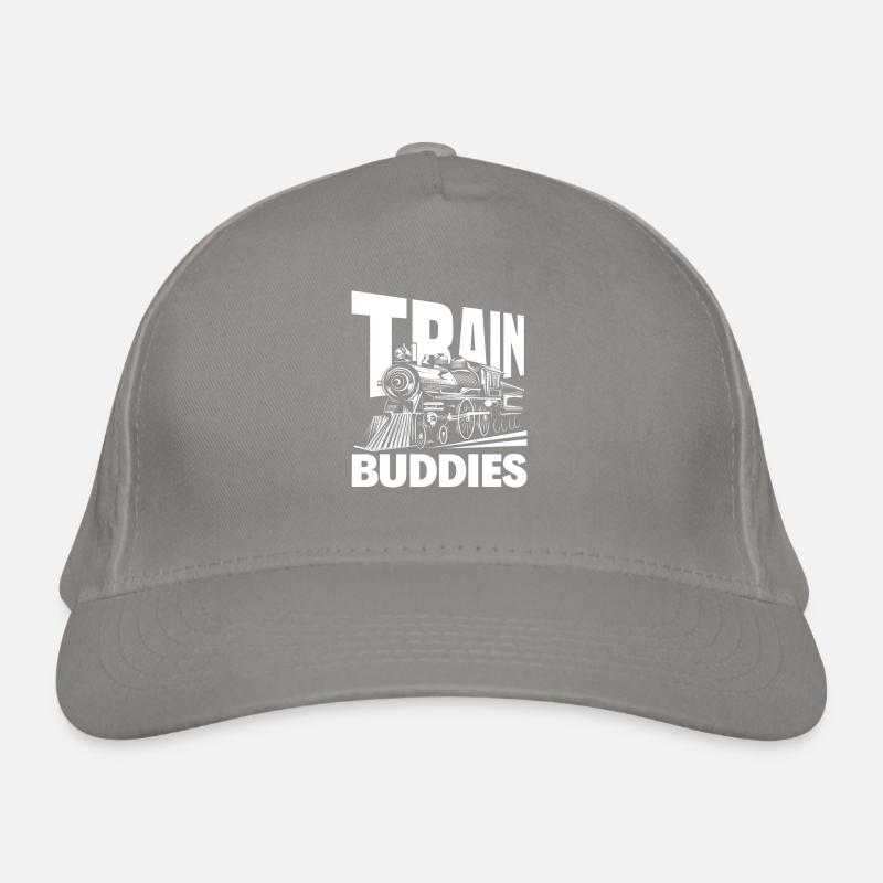 Train Buddies Amis du chemin de fer Casquette classique bio
