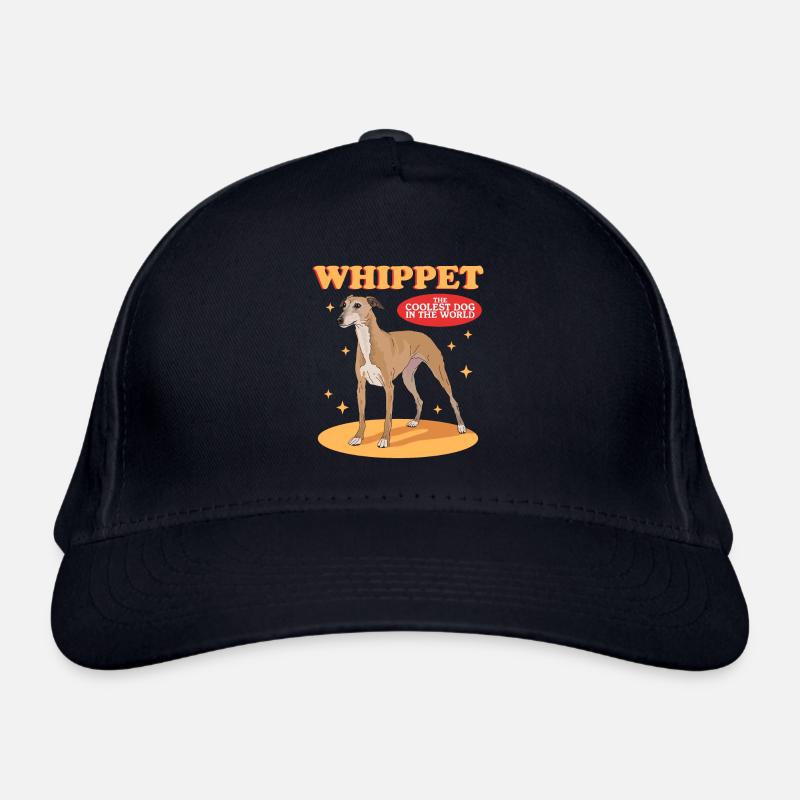 Whippet Kleiner Englischer Windhund Geschenke Bio-Baseballkappe
