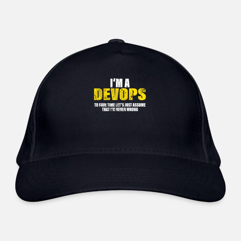 Developer Funny Saying Profession Colleague Gift Organic Baseball Cap