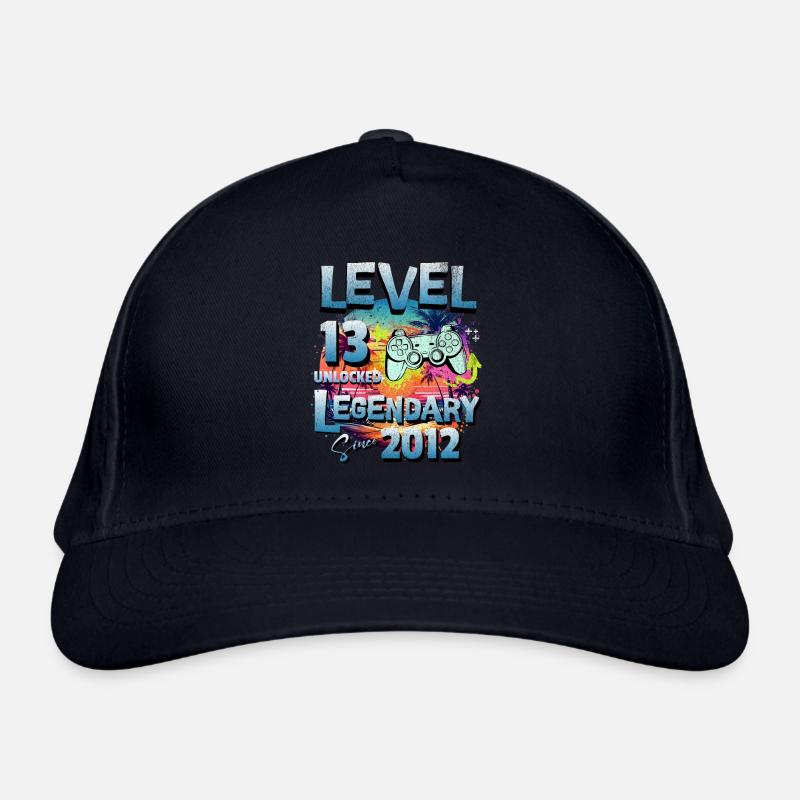 Level 13 Freigeschaltet seit 2012 Geburtstag Bio-Baseballkappe