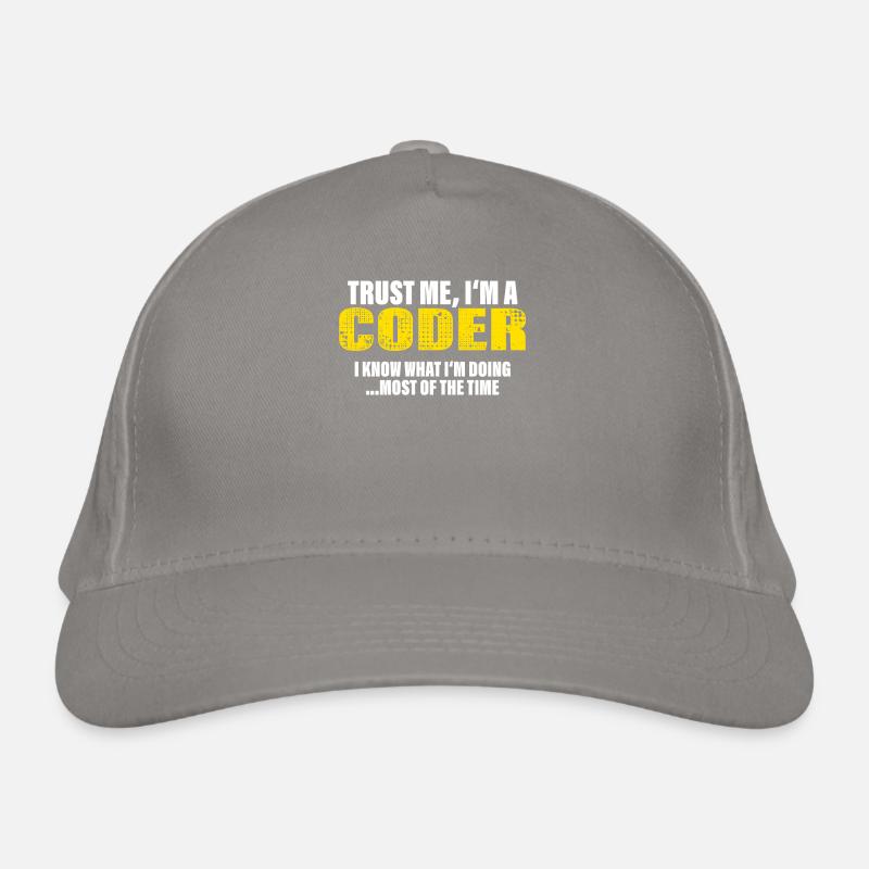 Vertrau Mir Ich Bin Programmierer Geschenk Lustig Bio-Baseballkappe