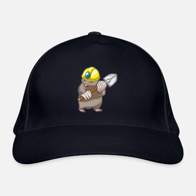 Mole Miner Shovel Mining Organic Baseball Cap