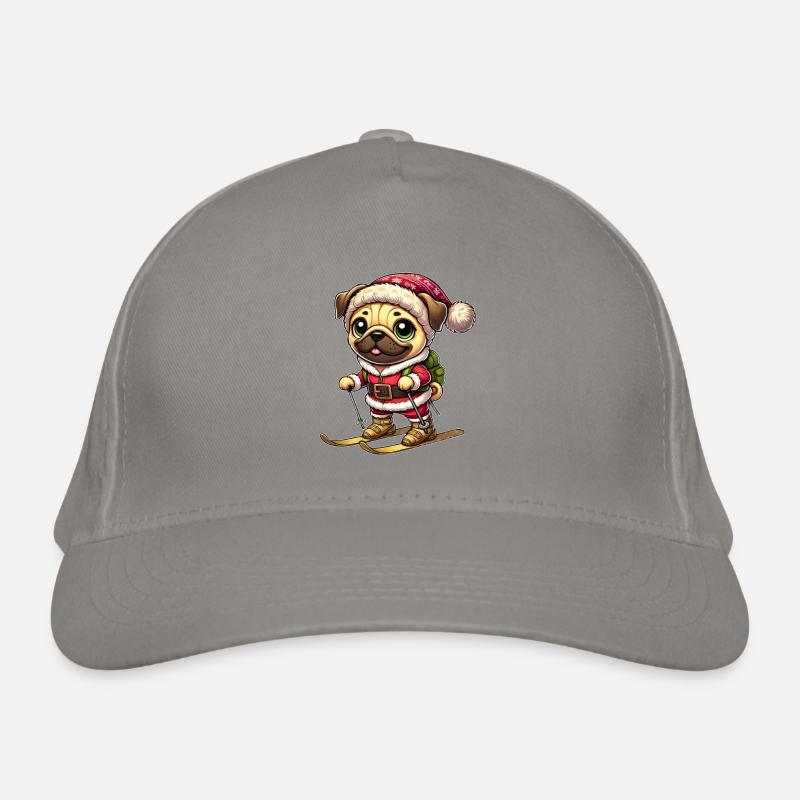 Carlin sur les skis Noël Casquette classique bio