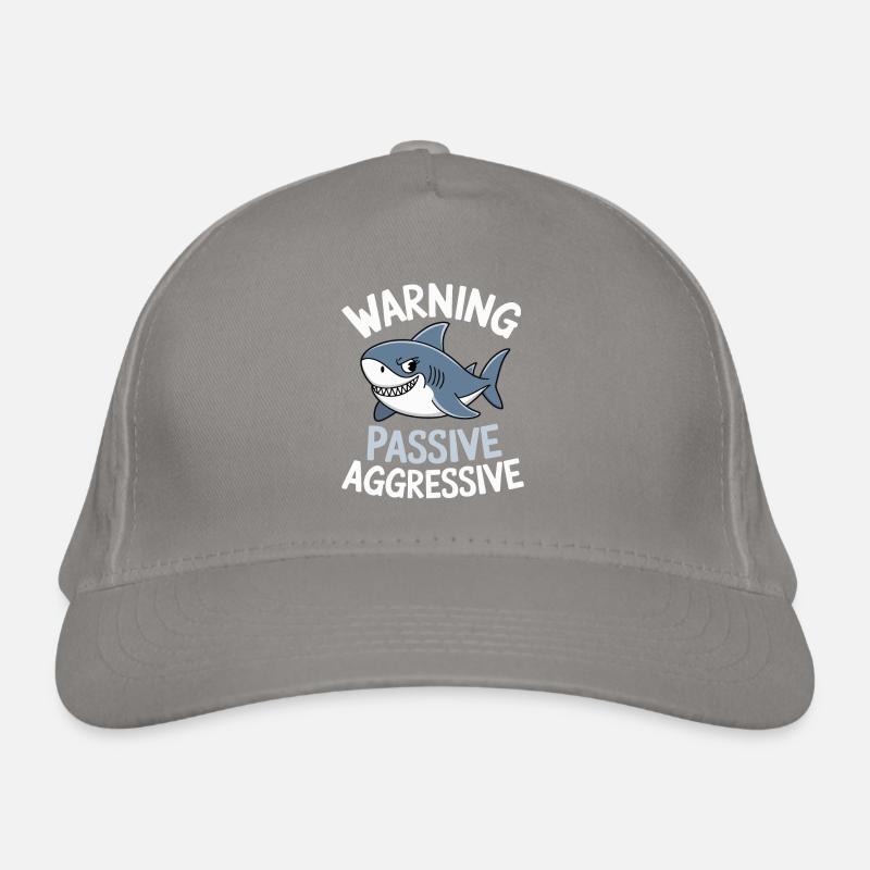 Attention Passive Aggressive Shark Humor Organic Baseball Cap