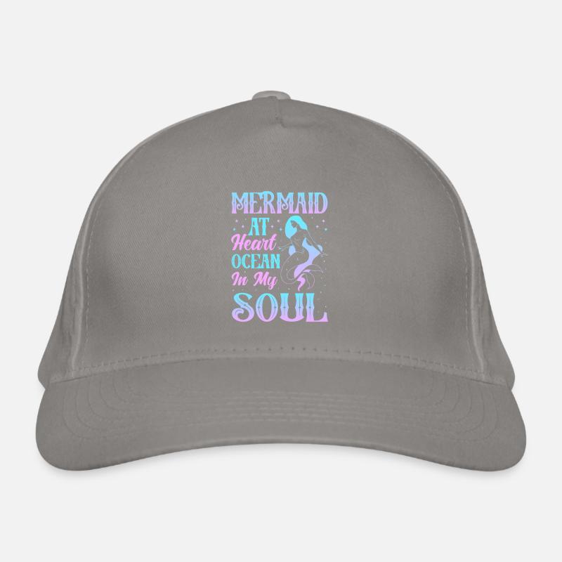 Sirène dans l’âme, océan dans l’âme. Casquette classique bio