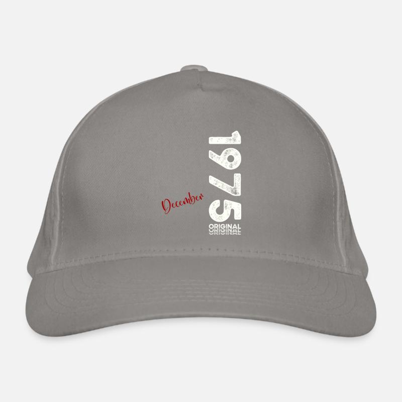 50th Birthday Original December 1975 Volume 75 Organic Baseball Cap
