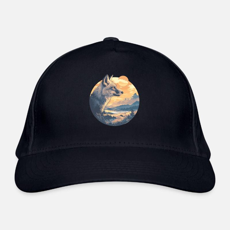 Gray foxes Gray fox Organic Baseball Cap