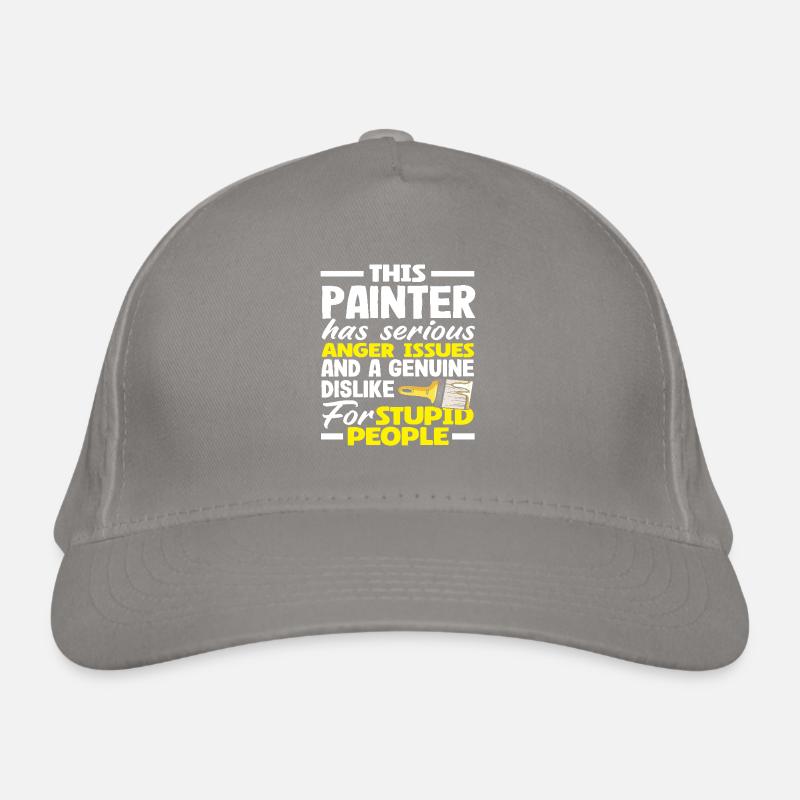 Dieser Maler Hat Ernste Wutprobleme Bio-Baseballkappe