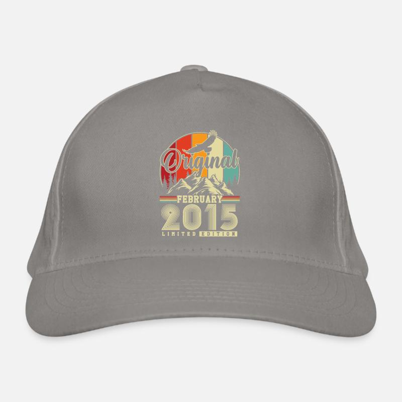 Original Février 2015 Vintage Anniversaire Casquette classique bio