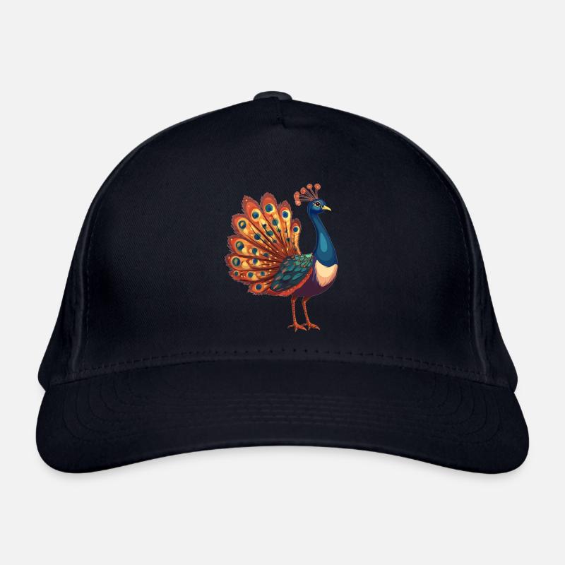 Pfaue Pfau Bio-Baseballkappe