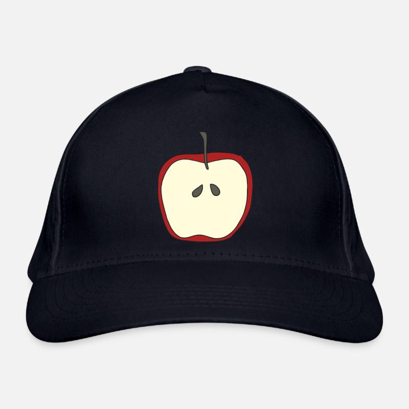 Apple sliced open Organic Baseball Cap