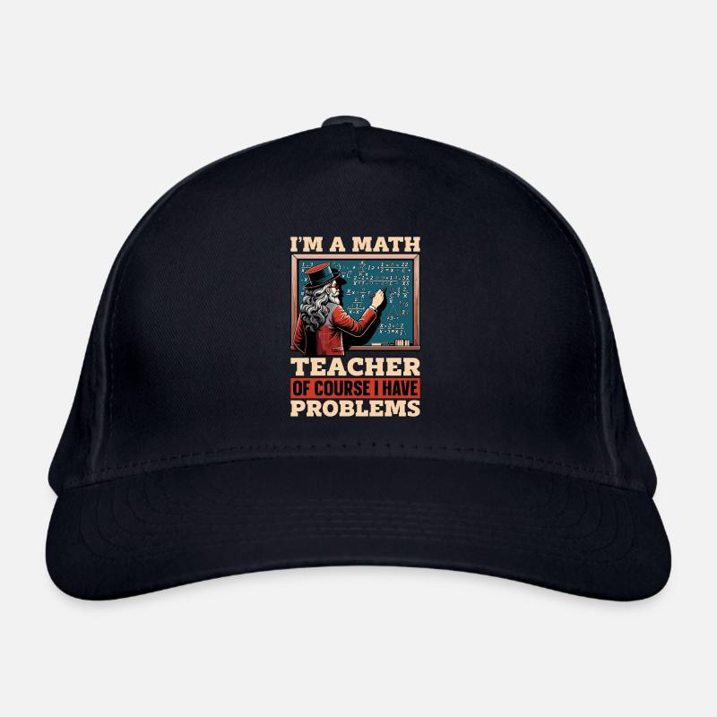Mathematician I'm A Math Teacher Statistician Bio-Baseballkappe