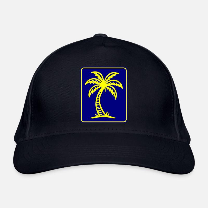 Palm Tree Icon Organic Baseball Cap