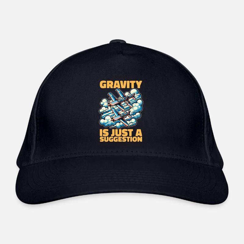 Aerobatic Pilot Gravity Is Just Aerobatic Maneuver Bio-Baseballkappe
