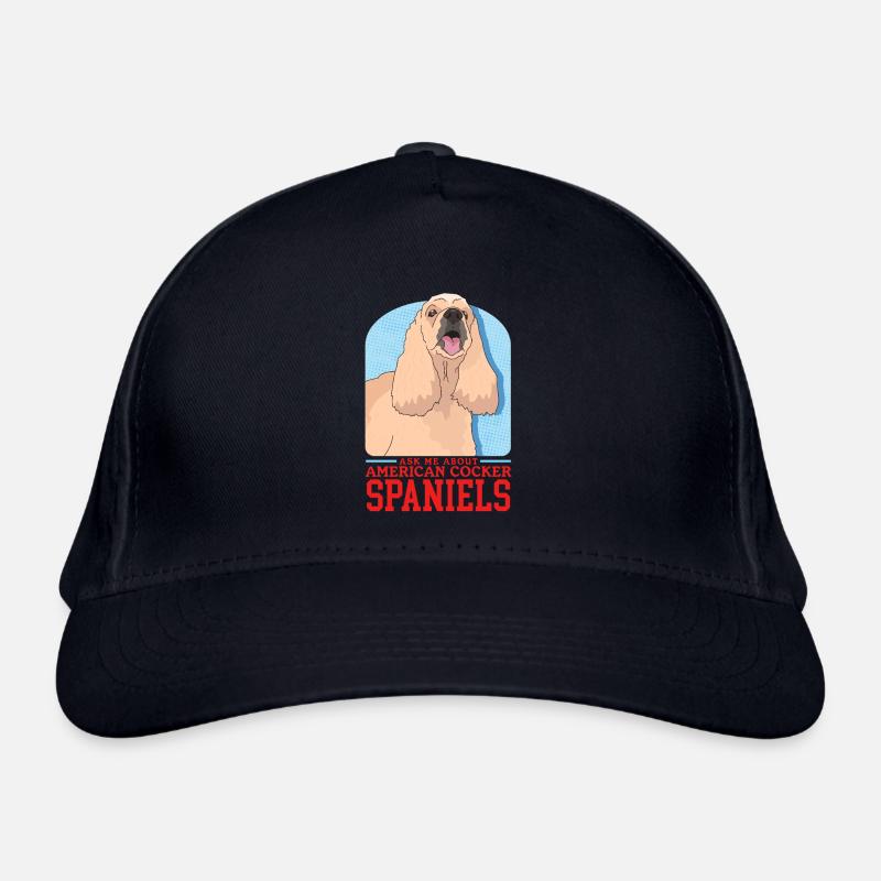 Cocker américain Spaniel cadeau Casquette classique bio