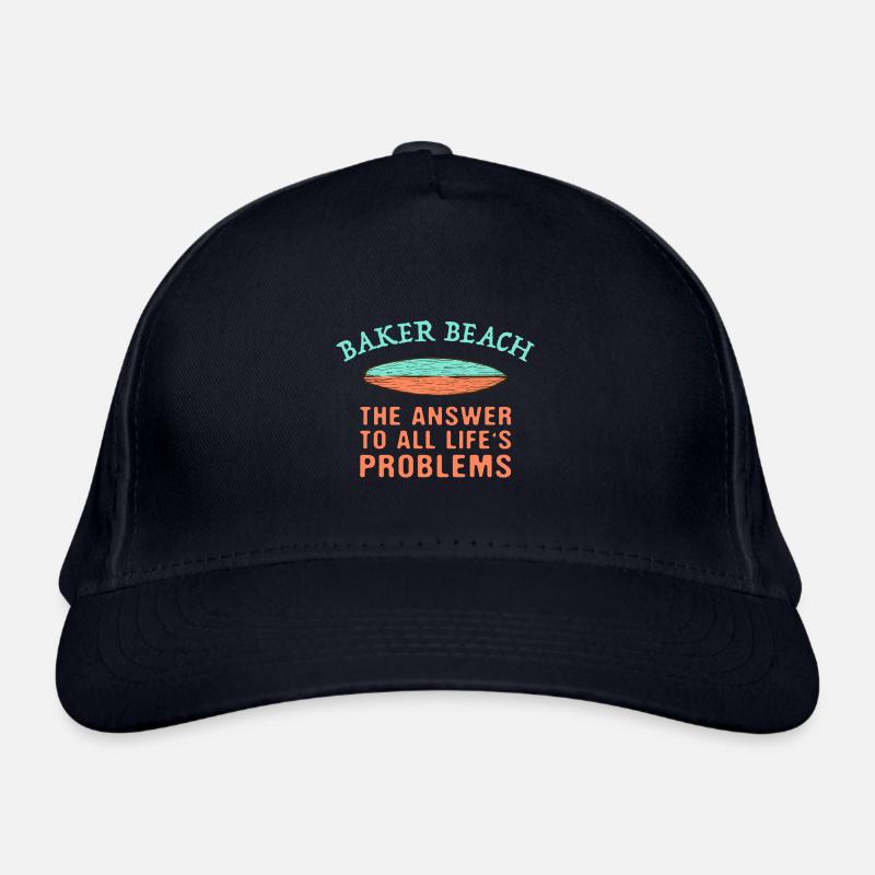 Baker Beach Answer To All Life's Problems Surfing Bio-Baseballkappe