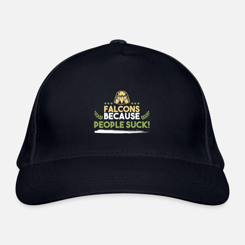 falknerei sport spruch Bio-Baseballkappe