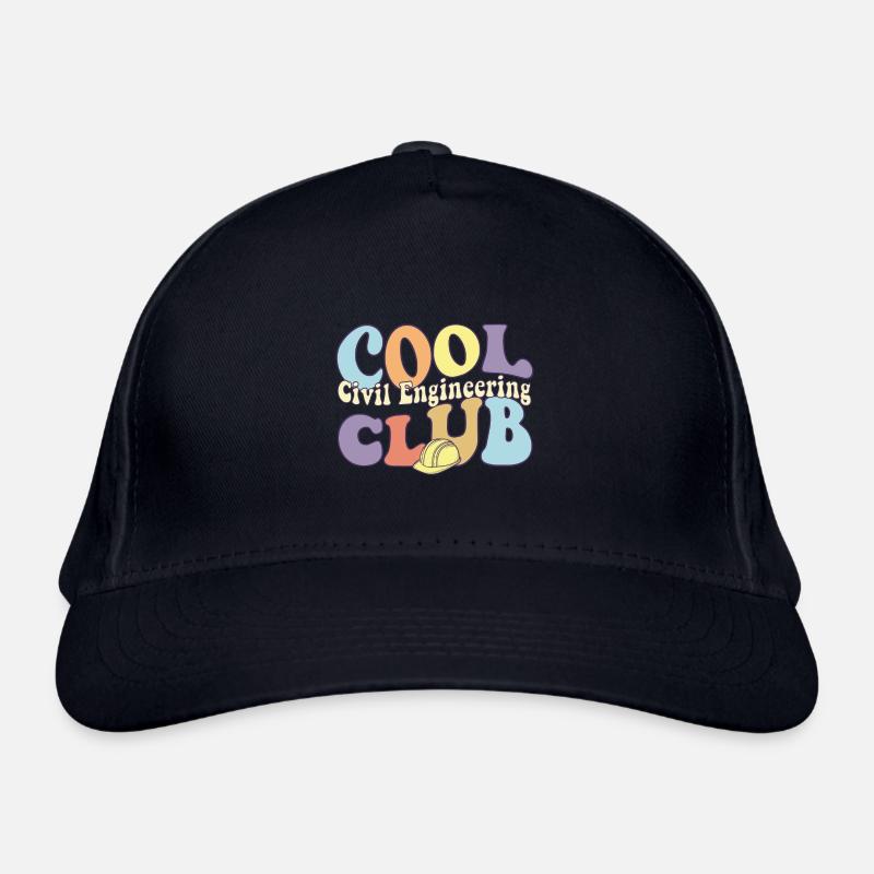 Cool Civil Engineering Club Engineer Builder Organic Baseball Cap