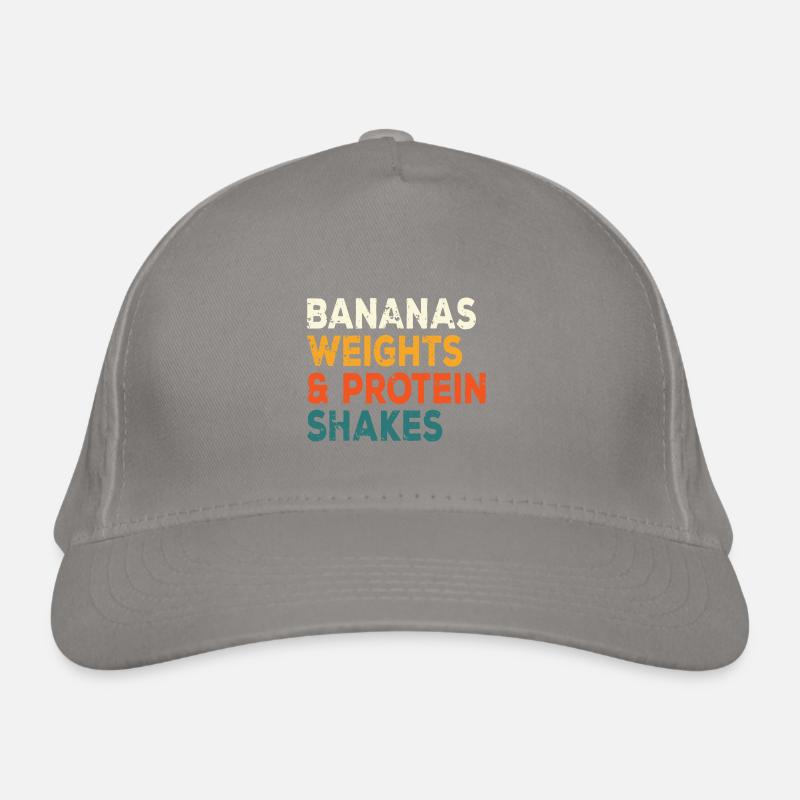 Fitness Banana Workout Routine Training Gym Organic Baseball Cap