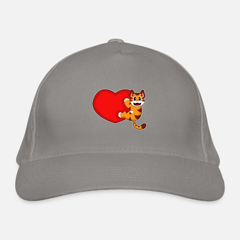 Tiger Herz Bio-Baseballkappe